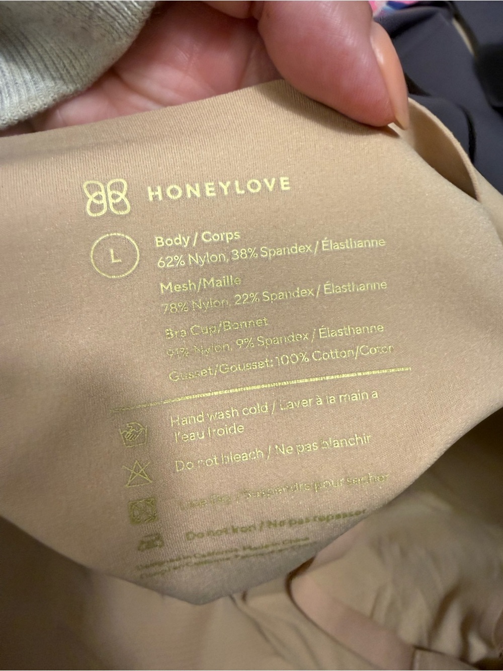 Honeylove Cami Bodysuit Size Large - Picture 2 of 10